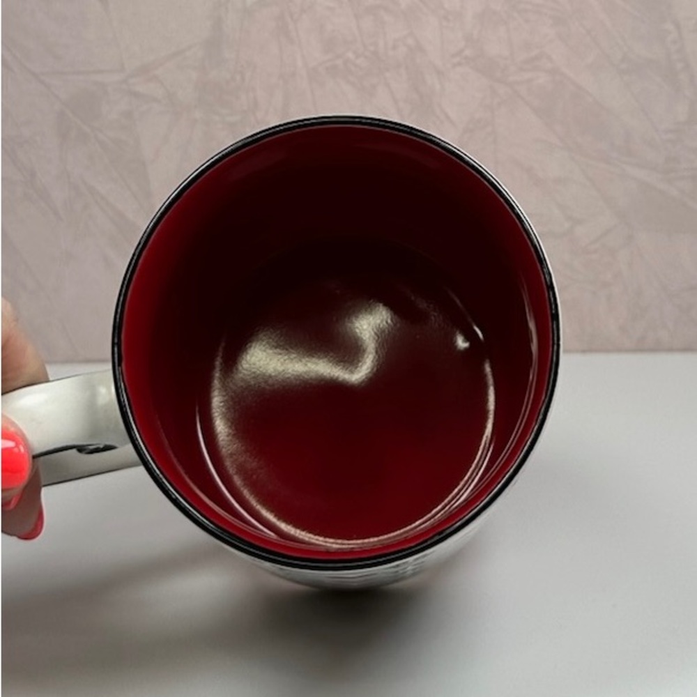 Spectrum Designz Dog Mom Heart and Paw Print Mug - Red and Black - Picture 10 of 14